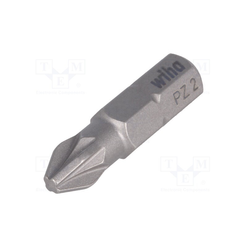 10 pcs : 1689 - Screwdriver bit, Pozidriv®, PZ2, Overall len: 25mm, STANDARD