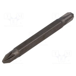 10 pcs : 1360023Z - Screwdriver bit, Pozidriv®, PZ2,PZ3, Overall len: 60mm