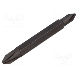 10 pcs : 1360012P - Screwdriver bit, Phillips, PH1,PH2, Overall len: 60mm