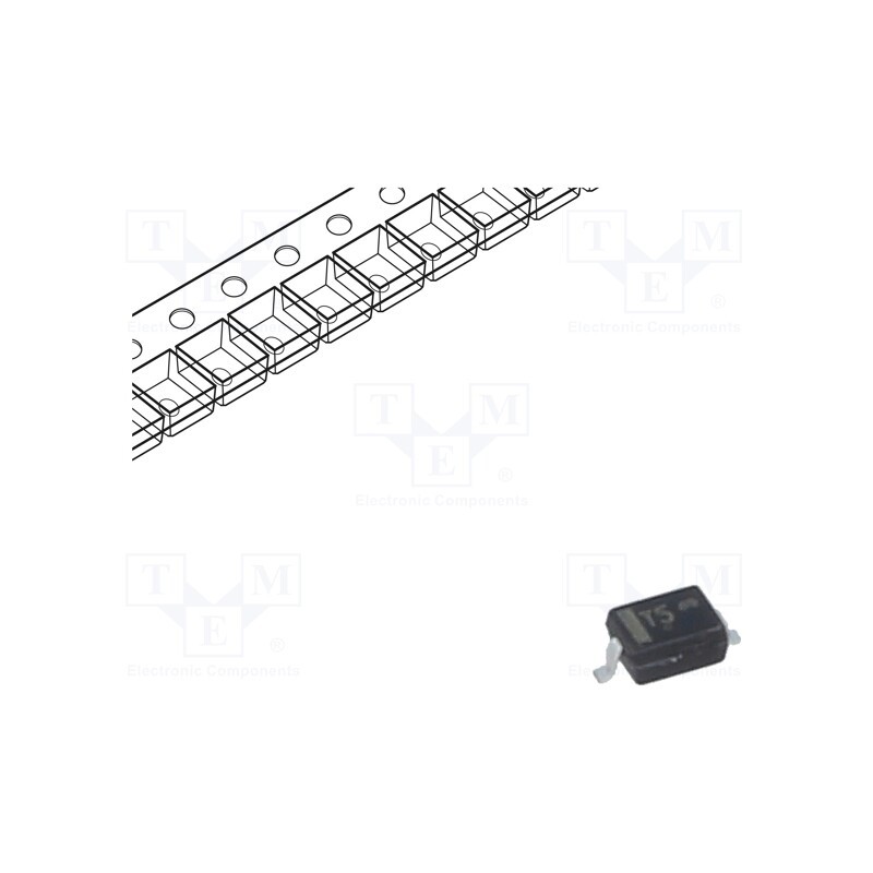 50 pcs : SZMM3Z3V3ST1G - Diode: Zener, 0.3W, 3.3V, SMD, , SOD323, single diode
