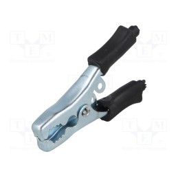 10 pcs : - Crocodile clip, 40A, Grip capac: max.15mm, Overall len: 80mm