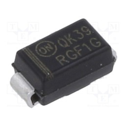 20 pcs : RGF1G - Diode: rectifying, SMD, 400V, 1A, 150ns, SMA, Ufmax: 1.3V, Ifsm: 30A
