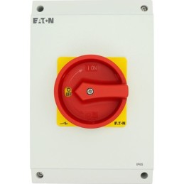 1 pcs - Eaton 3P Pole Surface Mount Isolator Switch - 63A Maximum Current, 37kW Power Rating, IP65