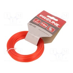 10 pcs : 98132 - Trimmer line, L: 15m, polyamide, star, Size: 1.3mm