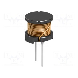 10 pcs : 09HCP-560M-50 - Inductor: wire, THT, 56uH, 2.6A, 62mΩ, ±20%, Ø12.5x10.8mm, Pitch: 7mm