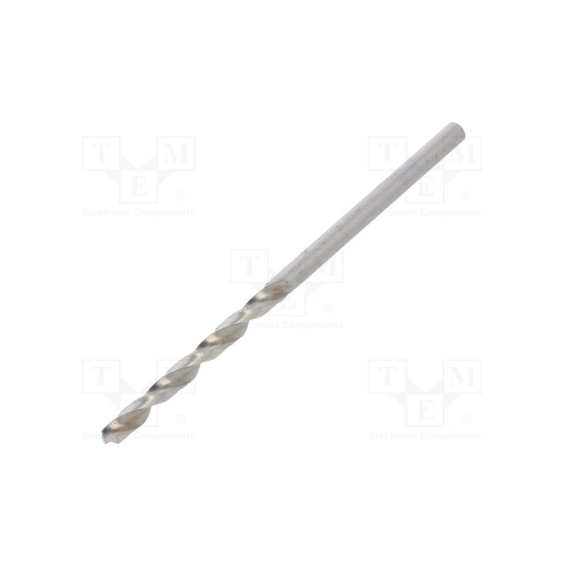 10 pcs : 95400210100 - Drill bit, for metal, Ø: 2.1mm, L: 49mm, Working part len: 24mm