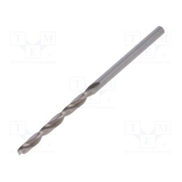 10 pcs : 95400250100 - Drill bit, for metal, Ø: 2.5mm, L: 57mm, Working part len: 30mm