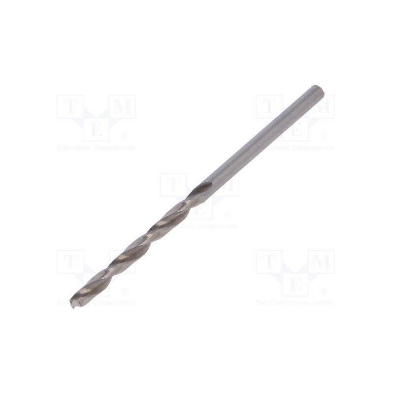10 pcs : 95400250100 - Drill bit, for metal, Ø: 2.5mm, L: 57mm, Working part len: 30mm