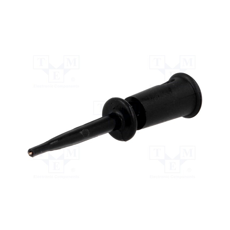10 pcs : - Clip-on probe, pincers type, 3A, 60VDC, black