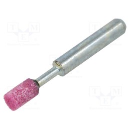 10 pcs : MA.012 - Grindingstone, Ø: 6mm, Ø: 6mm, Tip mat: aluminium oxide