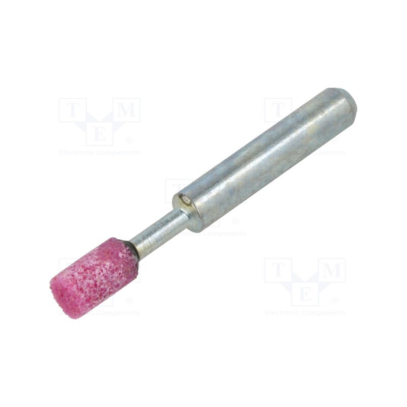 10 pcs : MA.012 - Grindingstone, Ø: 6mm, Ø: 6mm, Tip mat: aluminium oxide