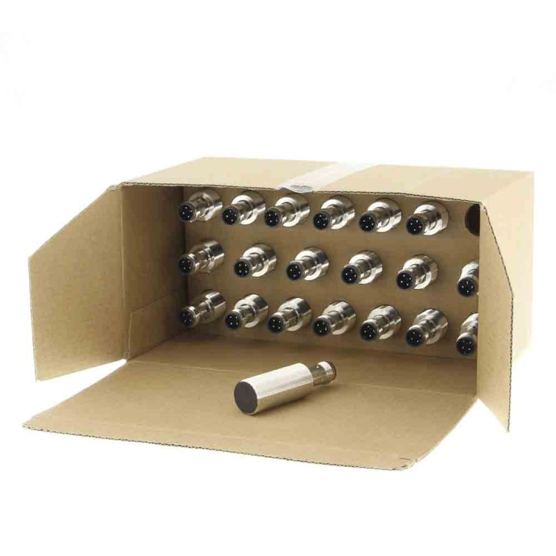 1 pcs - Omron Inductive Barrel-Style Proximity Sensor, M18 x 1, 8 mm Detection, PNP Output, IP67