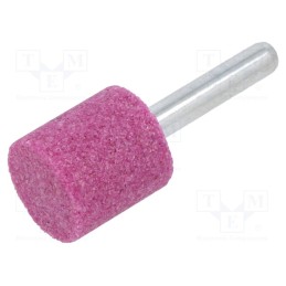 10 pcs : MA.027 - Grindingstone, Ø: 20mm, Ø: 6mm, Tip mat: aluminium oxide