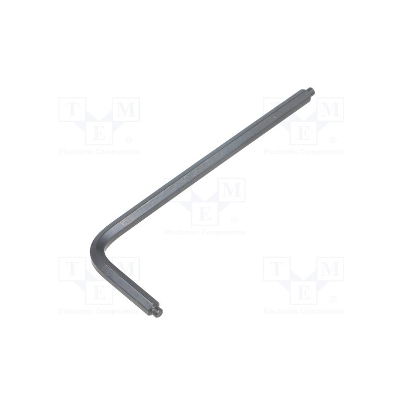 10 pcs : 1411721 - Wrench, hex keys with pilot, HEX 3mm, Overall len: 66mm, DIN 6911