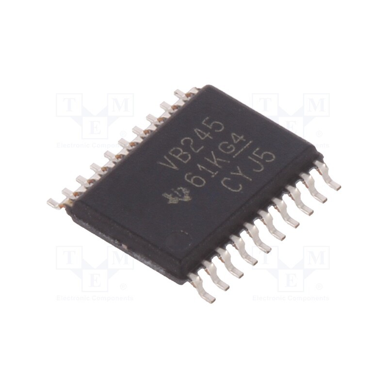 10 pcs : SN74ALVCH245PW - IC: digital, bus transceiver, Ch: 8, SMD, TSSOP20, 1.65÷3.6VDC,