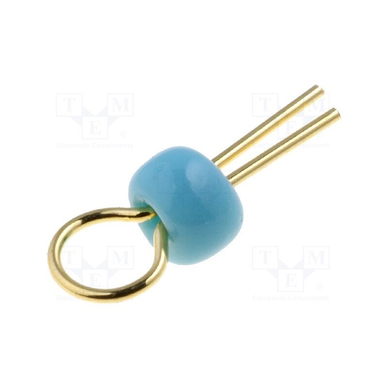 50 pcs : - Test point terminal, blue