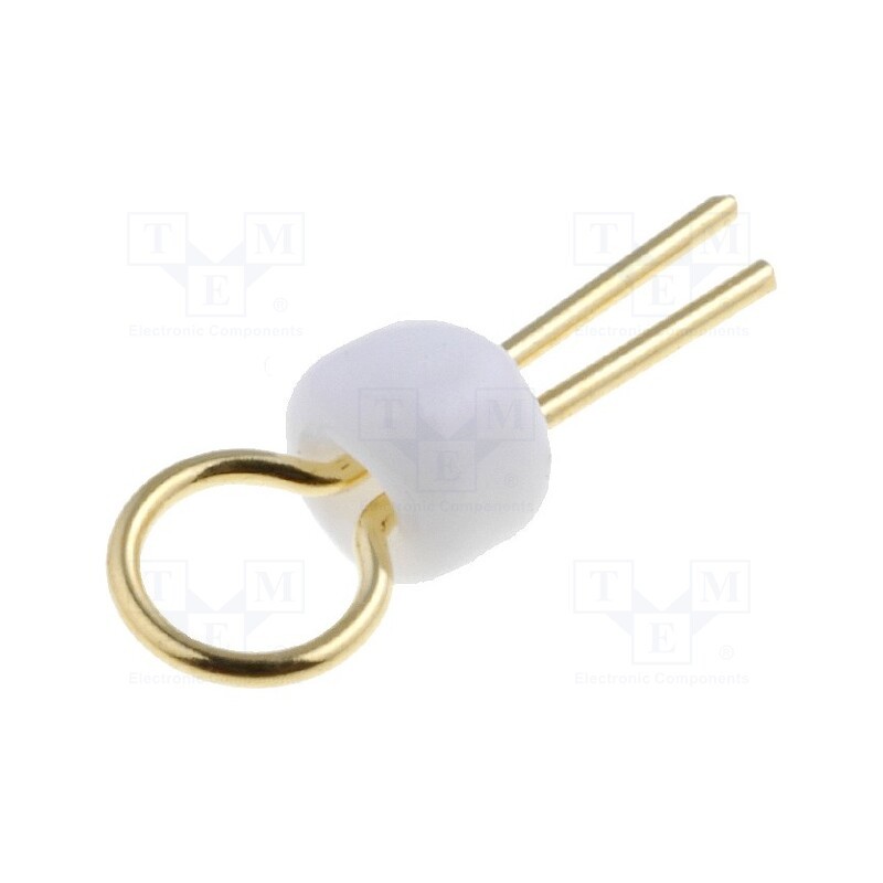 50 pcs : - Test point terminal, white
