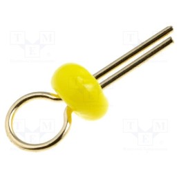 50 pcs : - Test point terminal, yellow
