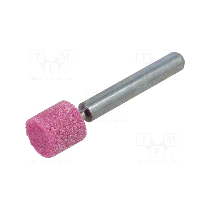 10 pcs : MA.018 - Grindingstone, Ø: 12mm, Ø: 6mm, Tip mat: aluminium oxide