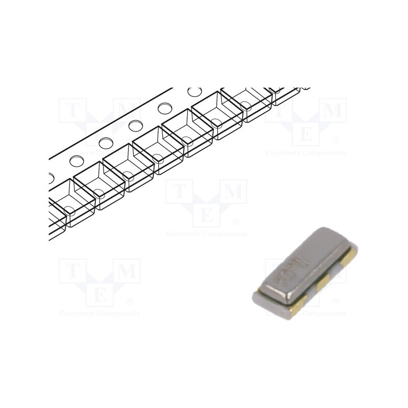 50 pcs : CSTNE8M00GH5C000R0 - Resonator: ceramic, 8MHz, SMD, 3.2x1.3x0.7mm, Tol: ±0.5%, -40÷125°C