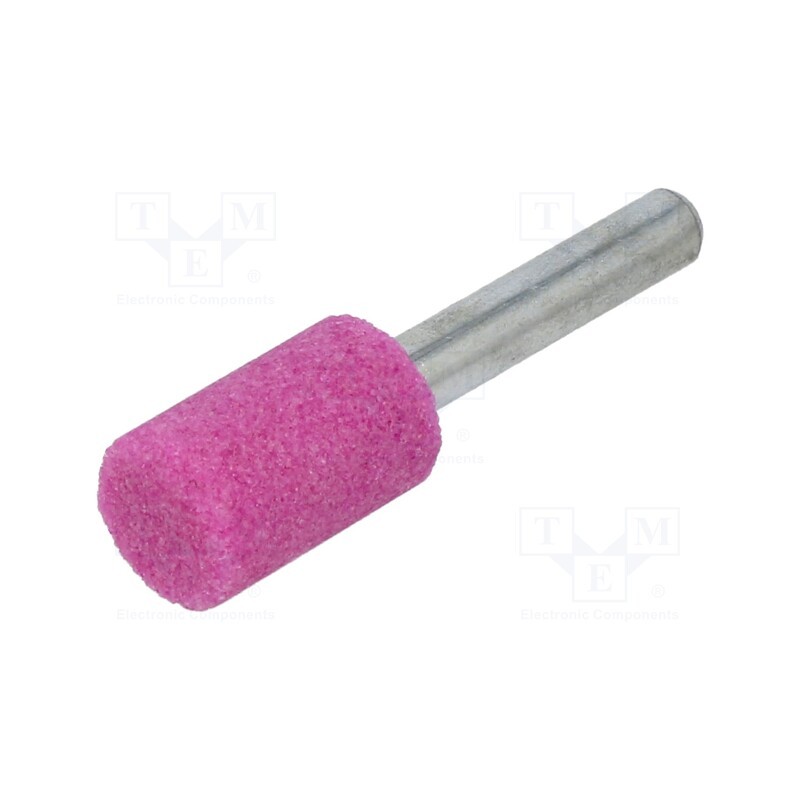 10 pcs : MA.019 - Grindingstone, Ø: 12mm, Ø: 6mm, Tip mat: aluminium oxide