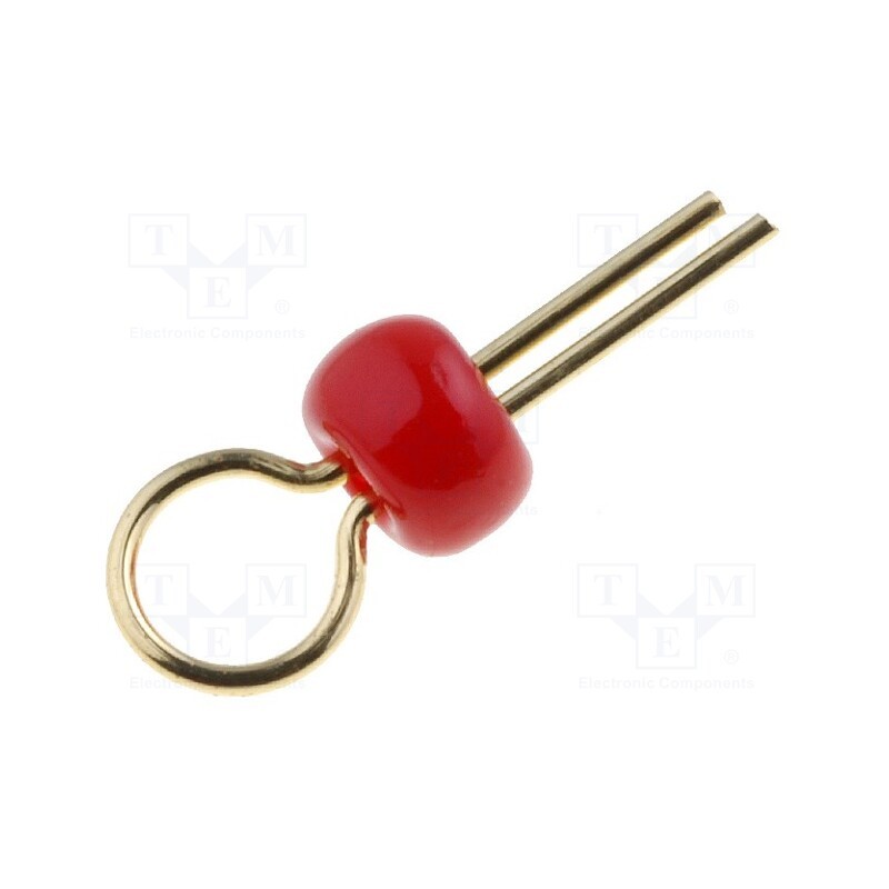 50 pcs : - Test point terminal, red