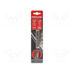 10 set : 79035K - Drill bit, for metal, Ø: 3.5mm, 3pcs, Features: grind blade