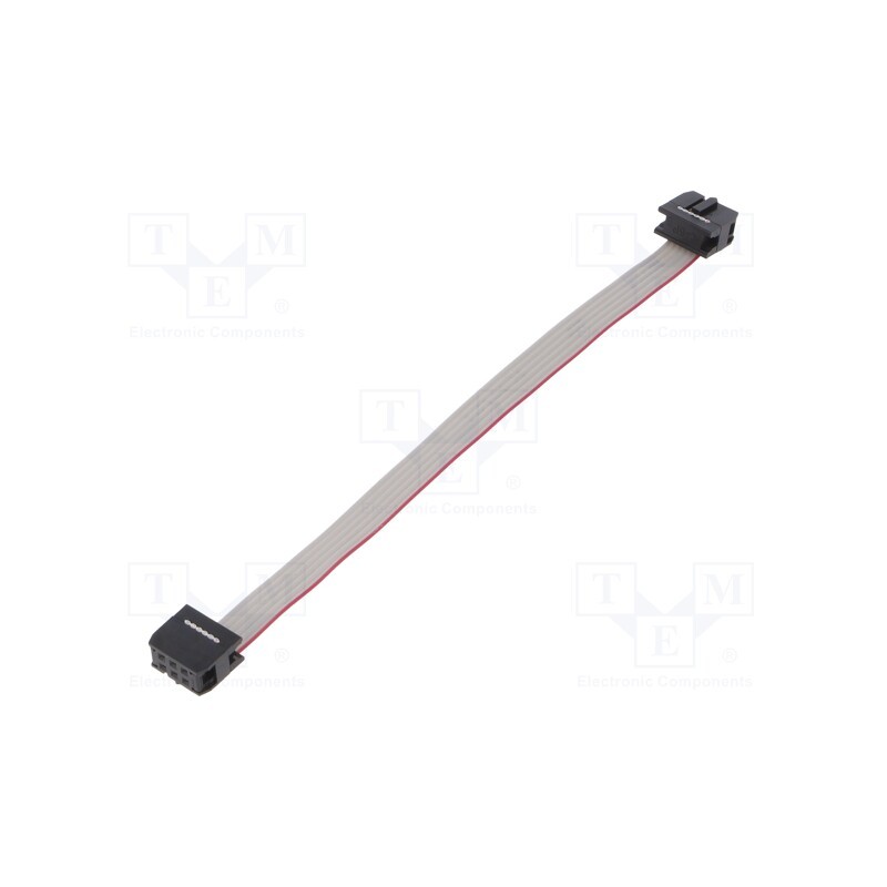 10 pcs : FC06150-0 - Ribbon cable with IDC connectors, Cable ph: 1.27mm, 0.15m