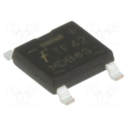 20 pcs : MDB6S - Bridge rectifier: single-phase, 600V, If: 1A, Ifsm: 30A, MicroDIP