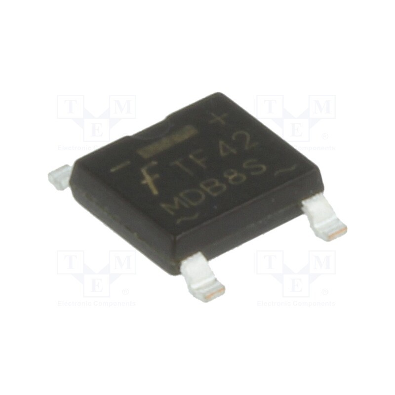 20 pcs : MDB6S - Bridge rectifier: single-phase, 600V, If: 1A, Ifsm: 30A, MicroDIP