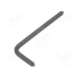 10 pcs : 1411748 - Wrench, hex keys with pilot, HEX 4mm, Overall len: 74mm, DIN 6911