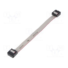 10 pcs : FC08300-S - Ribbon cable with IDC connectors, Cable ph: 1.27mm, 0.3m
