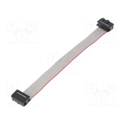 10 pcs : FC10300-0 - Ribbon cable with IDC connectors, Cable ph: 1.27mm, 0.3m