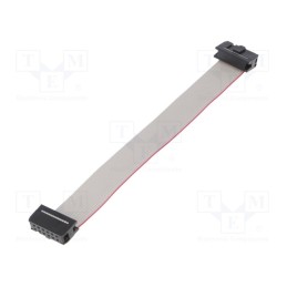 10 pcs : FC12300-0 - Ribbon cable with IDC connectors, Cable ph: 1.27mm, 0.3m