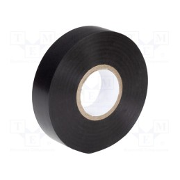 10 rol : IT-1-0 - Tape: electrical insulating, W: 19mm, L: 20m, Thk: 0.13mm, black