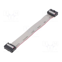 10 pcs : FC14300-S - Ribbon cable with IDC connectors, Cable ph: 1.27mm, 0.3m