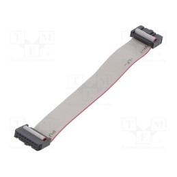 10 pcs : FC16150-S - Ribbon cable with IDC connectors, Cable ph: 1.27mm, 0.15m