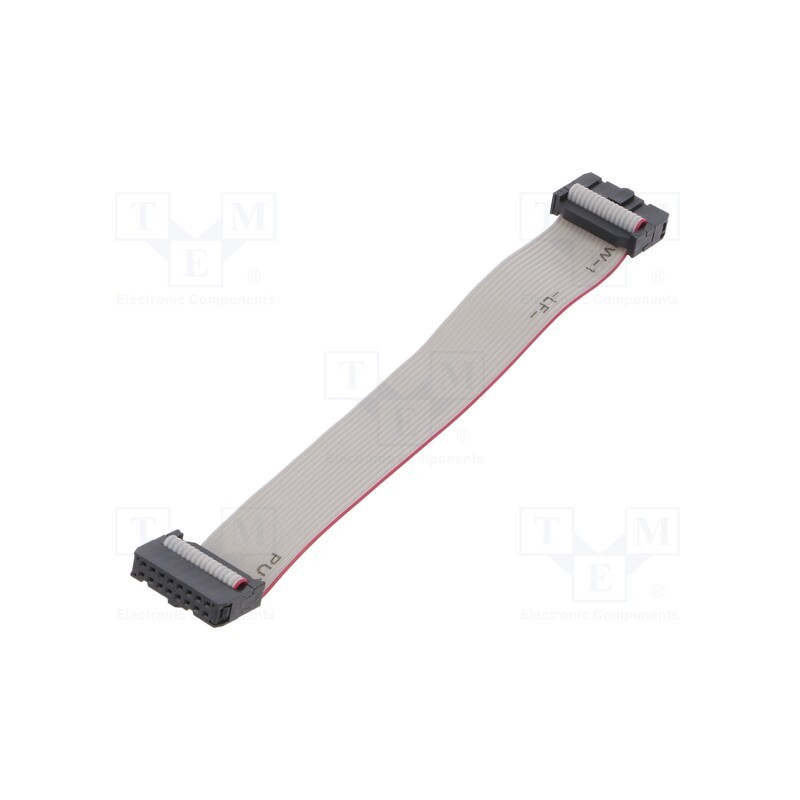 10 pcs : FC16150-S - Ribbon cable with IDC connectors, Cable ph: 1.27mm, 0.15m