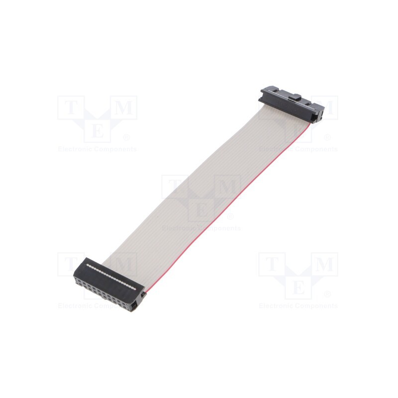 10 pcs : FC20300-0 - Ribbon cable with IDC connectors, Cable ph: 1.27mm, 0.3m