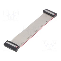 10 pcs : FC24150-S - Ribbon cable with IDC connectors, Cable ph: 1.27mm, 0.15m