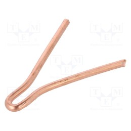 10 pcg : - Tip, copper tip, for TEX soldering irons, 10pcs, 2.5mm