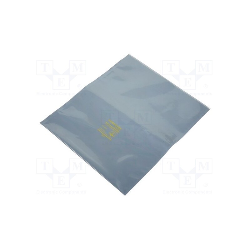 50 pcs : 20-871-0810 - Protection bag, ESD, L: 254mm, W: 203mm, Thk: 76um