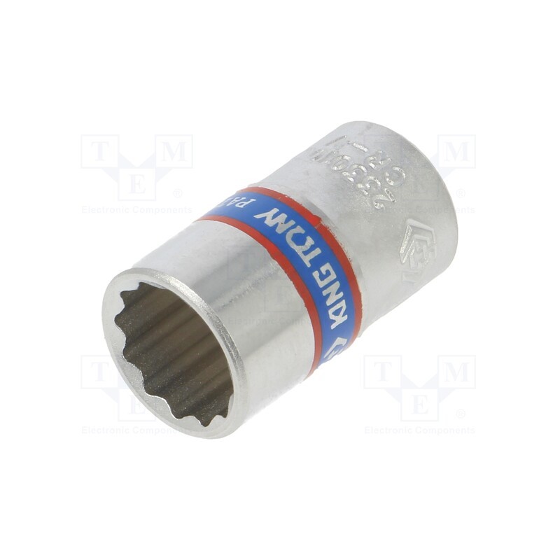 10 pcs : 233010M - Socket, 12-angles,socket spanner, 1/4', Socket bit length: 24mm