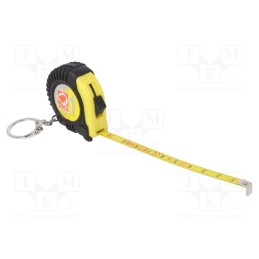 10 pcs : 5012 - Measuring tape, L: 1m, Width: 7mm, Enclos.mat: ABS,rubber, measure