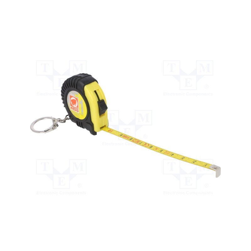 10 pcs : 5012 - Measuring tape, L: 1m, Width: 7mm, Enclos.mat: ABS,rubber, measure