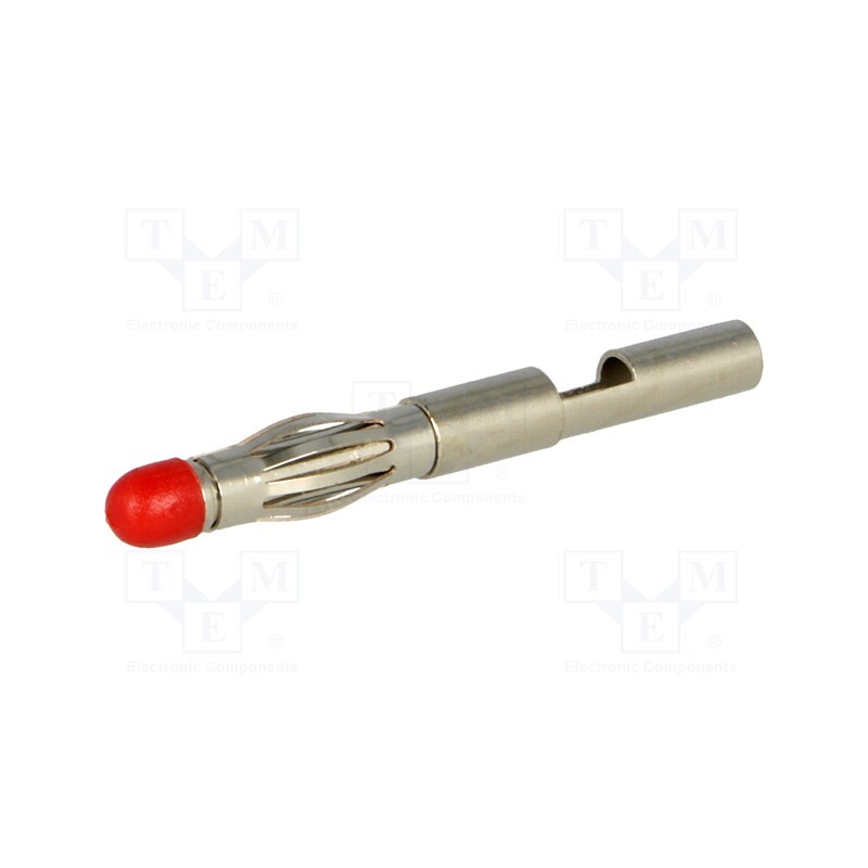 20 pcs : - Plug, 4mm banana, Max.wire diam: 2.8mm, Overall len: 35.5mm