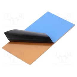 10 pcs : 520-1 - Laminate, hard paper, 1.6mm, L: 50mm, W: 100mm