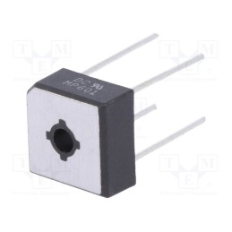 10 pcs : MP601 - Bridge rectifier: single-phase, Urmax: 100V, If: 6A, Ifsm: 175A