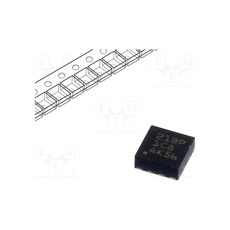 10 pcs : DRV8210PDSGR - IC: driver, H-bridge, brush motor controller, WSON8, 1.76A, Ch: 1