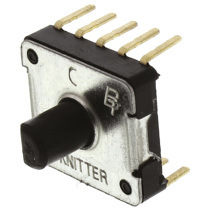 1 pcs - KNITTER-SWITCH, 9 Position SP9T Rotary Switch, 100 mA @ 5 V dc, Through Hole
